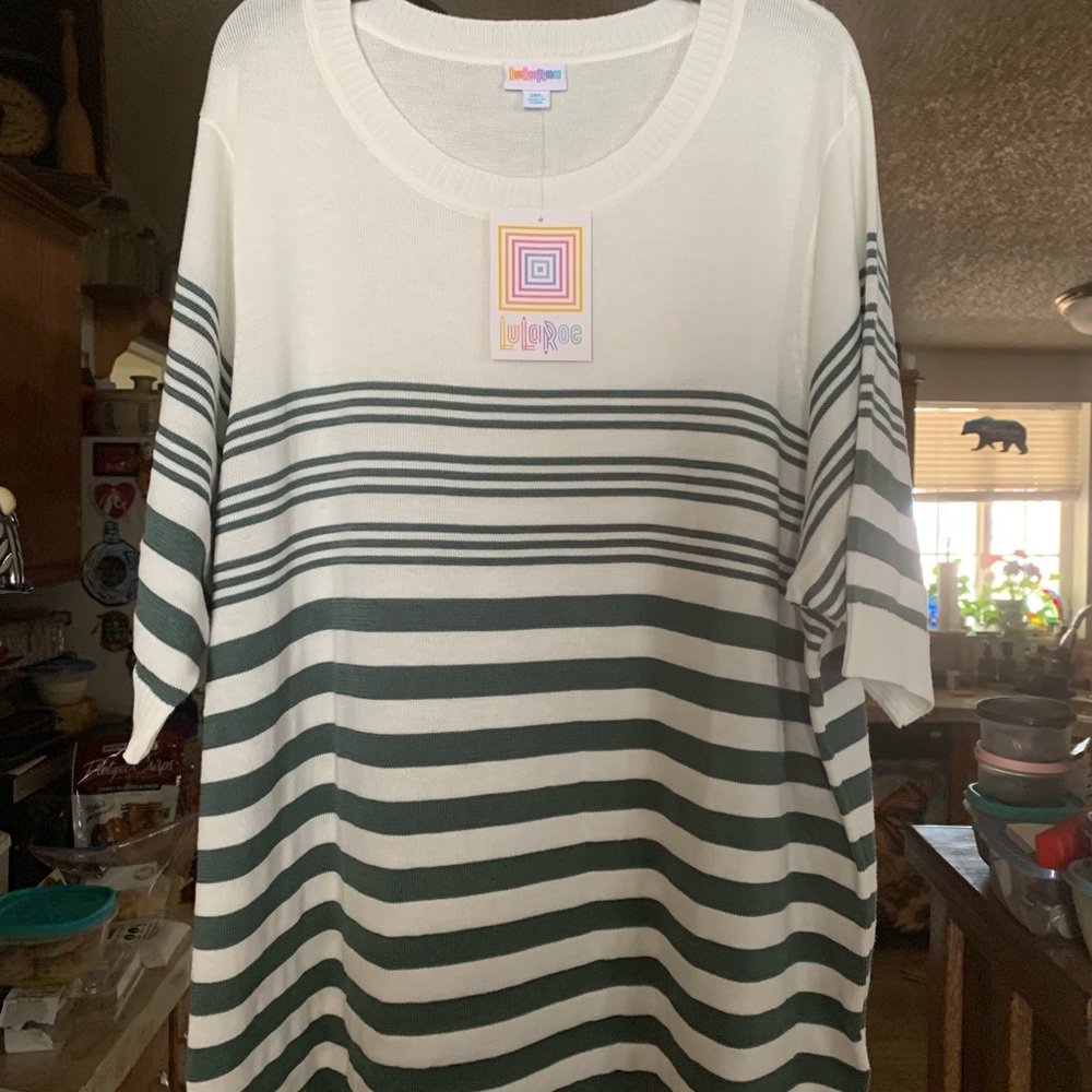 LuLaRoe Jacee Knit Pullover Top 2Xl